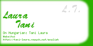 laura tani business card